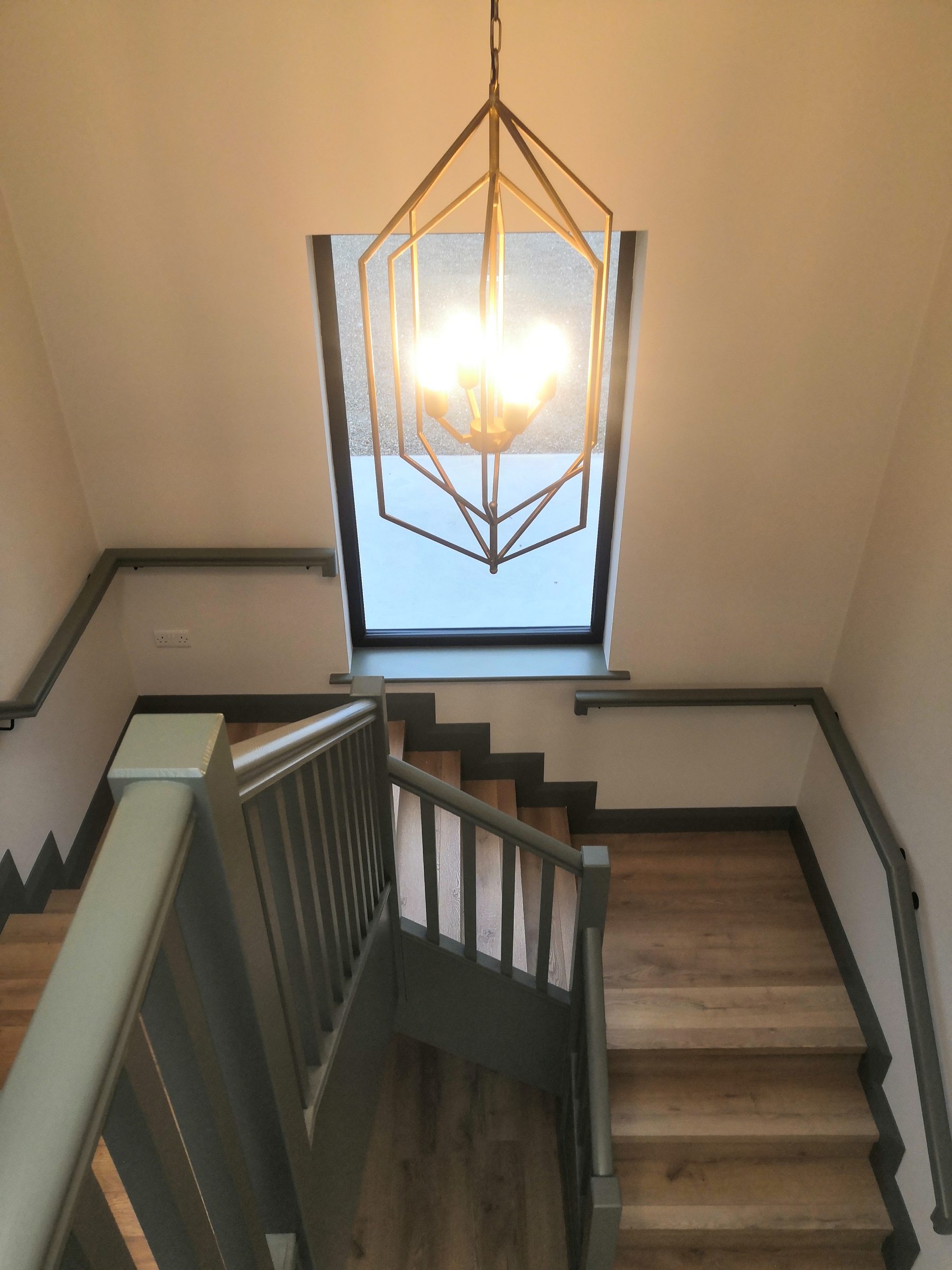 Staircase at Cedar Lodge